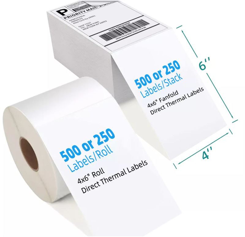 barcode thermal sticker