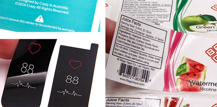 waterproof labels