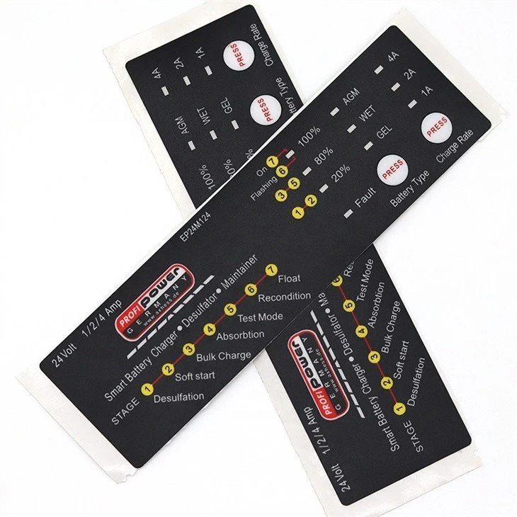 front panel sticker printing